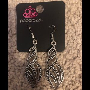 Paparazzi Silver Earrings